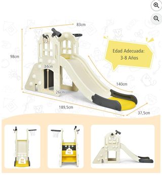 Tobogán infantil 6en1 COSTWAY