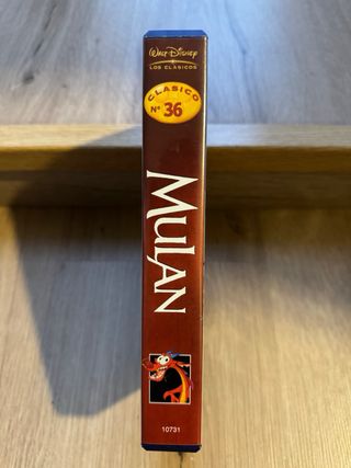 VHS Mulan - Los Clásicos Disney