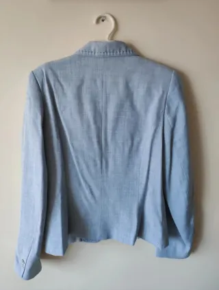 Americana azul mujer