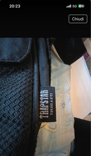 Borsa a tracolla Trapstar nera