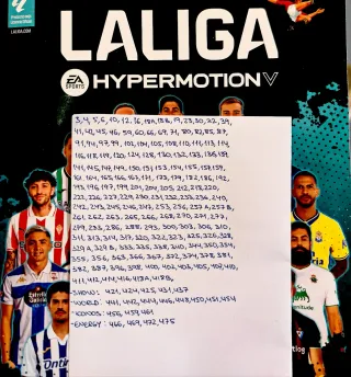 Lote sin repetidos liga Hypermotion 25-26