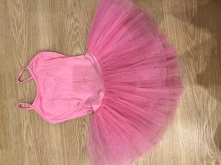Malla de ballet rosa con tutú