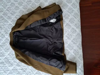 Blazer Zara Basic verde oliva