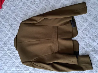 Blazer Zara Basic verde oliva