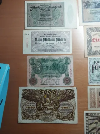 Lote 13 Billetes Alemania para Sebas