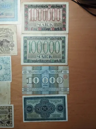 Lote 13 Billetes Alemania para Sebas