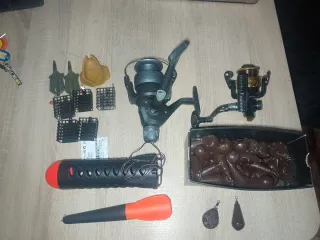 Kit de pesca: carretes, plomos y más