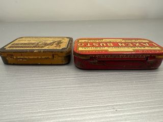 2 Antiguas cajitas de medicamentos farmacia