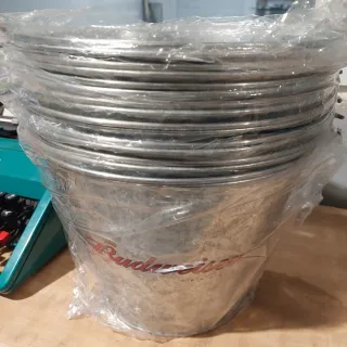 Cubos Cerveza Budweiser Metal Nuevos