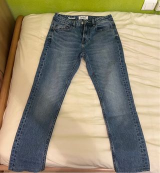 Pantalón vaquero Pull&Bear azul