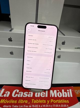 iPhone 15 Pro Max 256GB Nero come nuovo