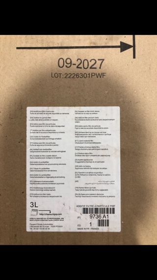 Aditivo EOLYS POWERFLEX PSA Filtro Partículas