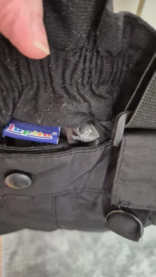 Pantalón de esquí infantil negro