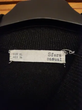 Jersey fiesta negro cuello alto