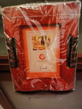 Marcos de fotos de madera (2 unidades)