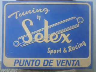 Letrero Selex Tuning Sport & Racing Punto de Venta