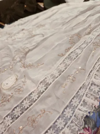 Vestido Fallera Niña Azul 10 Años