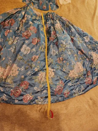 Vestido Fallera Niña Azul 10 Años