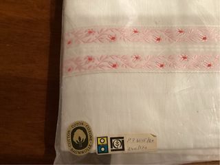 Lenzuolo Matrimoniale Vintage con Passamaneria