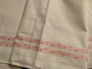 Lenzuolo Matrimoniale Vintage con Passamaneria