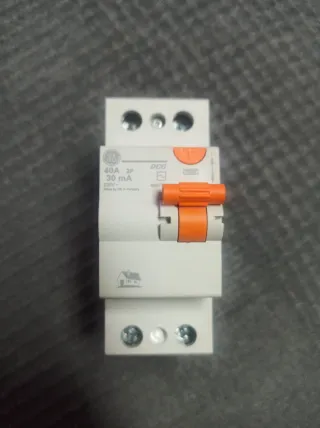 Diferencial monofásico GE 40A 30mA