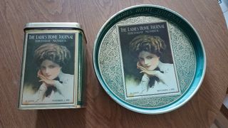 Lata y Bandeja antigua The Ladies' Home Journal