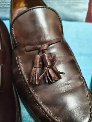 Mocasines Lottusse Marrones Piel