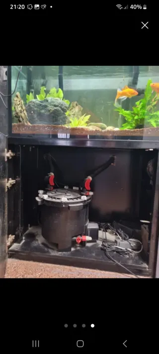 Acuario 300L con mueble y accesorios