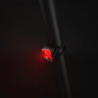 Luz Bicicleta SL110 Negro Pila Blanca/Roja