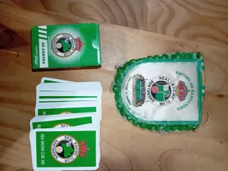 Cartas y banderín antiguo Real Racing Club