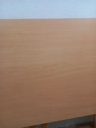 Mesa plegable madera clara 100x60