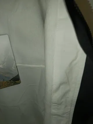 Chaleco Cortavientos térmico Ciclismo Blanco Talla