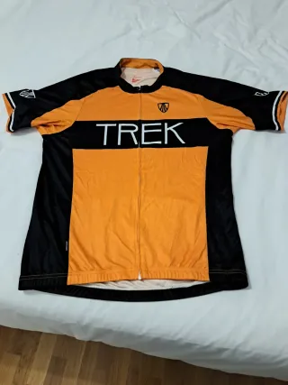 Maillot Ciclismo TREK Manga Corta Naranja