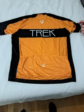 Maillot Ciclismo TREK Manga Corta Naranja