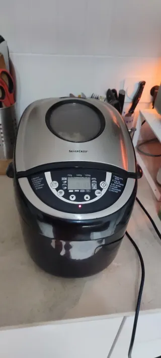 Panificadora Silvercrest Negra/Plateada