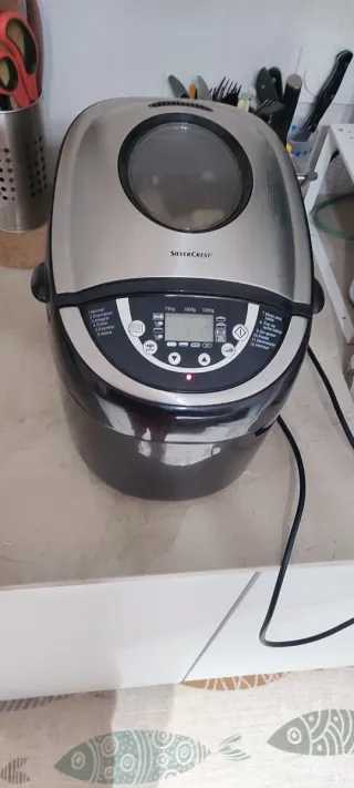 Panificadora Silvercrest Negra/Plateada