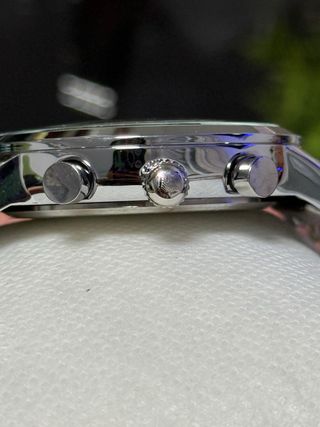 Reloj  Azul y Plateado