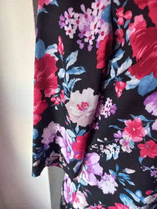 Vestido estampado flores