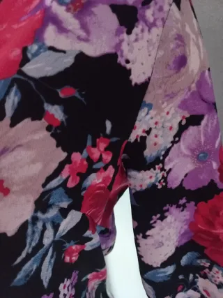 Vestido estampado flores