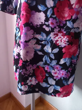 Vestido estampado flores