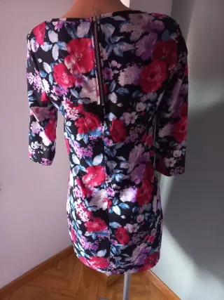 Vestido estampado flores