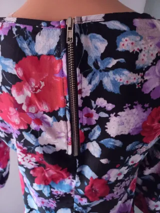 Vestido estampado flores