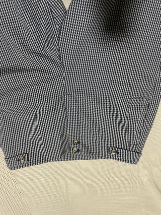 Pantalón Massimo Dutti Blanco y Negro