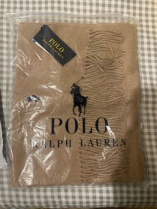 Bufanda Beige Hombre