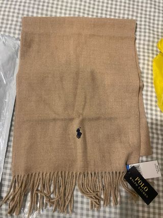 Bufanda Beige Hombre