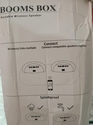 Altavoz JBL Booms Box Negro