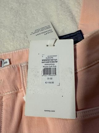 Pantalón Tommy Hilfiger Rosa Talla 29/32