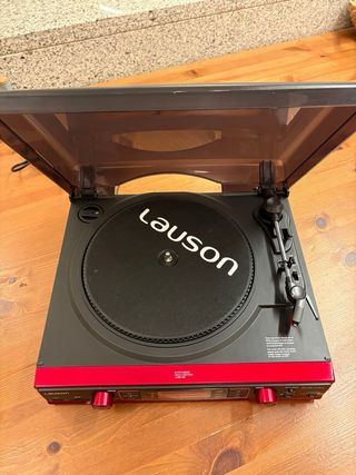 Tocadiscos Lauson CL135 Multifunción Rojo/Negro