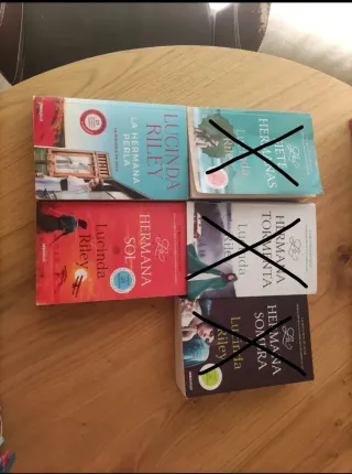 2 libros saga siete hermanas