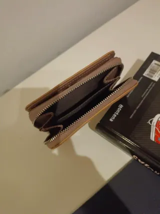 Cartera SURKANA mujer, piel marrón